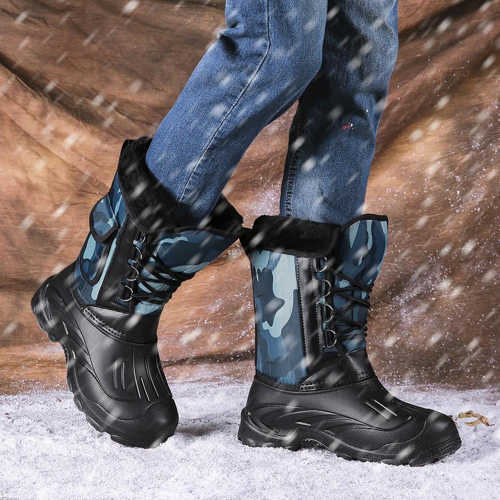 Fashion Men Botas de Nieve de Invierno mantienen Botas Cálidas Botas de  Tobillo de Felpa Zapatos de Trabajo para Hombres Botas de Nieve al Aire  Libre comprar a buen precio — entrega