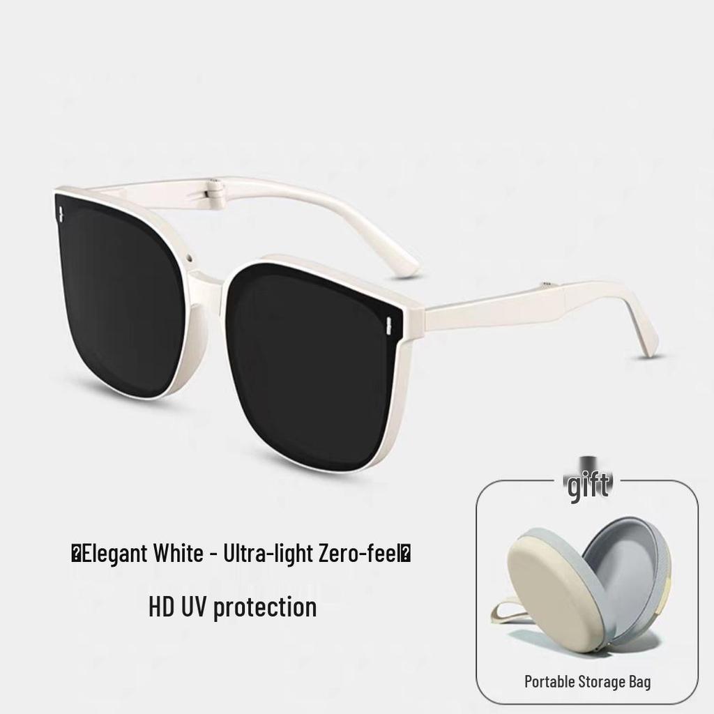 2026 Foldable Unisex Sunglasses: High-End, UV Protection, Slimming Effect