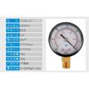 Barometer Water Pressure Gauge High Precision Air Conditioner Radial Axial Oil Vacuum Negative