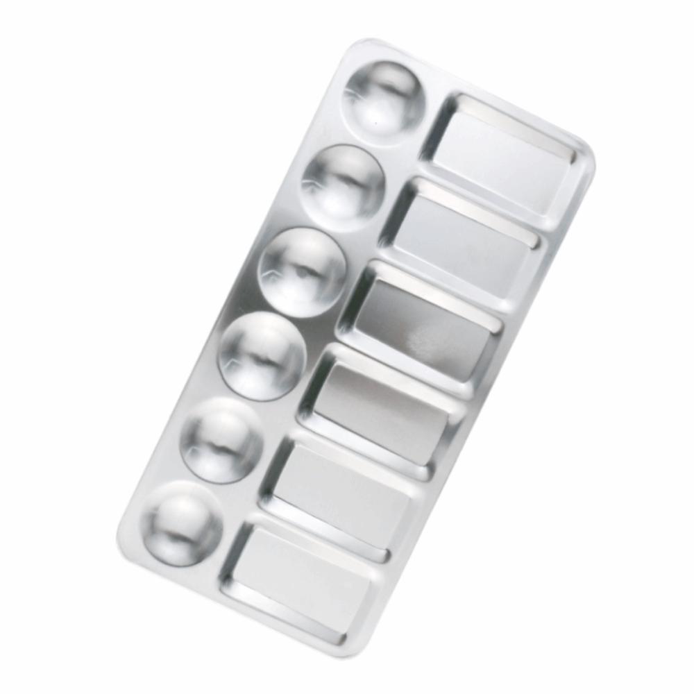 Square Round Watercolor Paint Tray Easy To Rinse Reusable Painting Palette Smooth Surface DIY Paint Pigment Tray Student