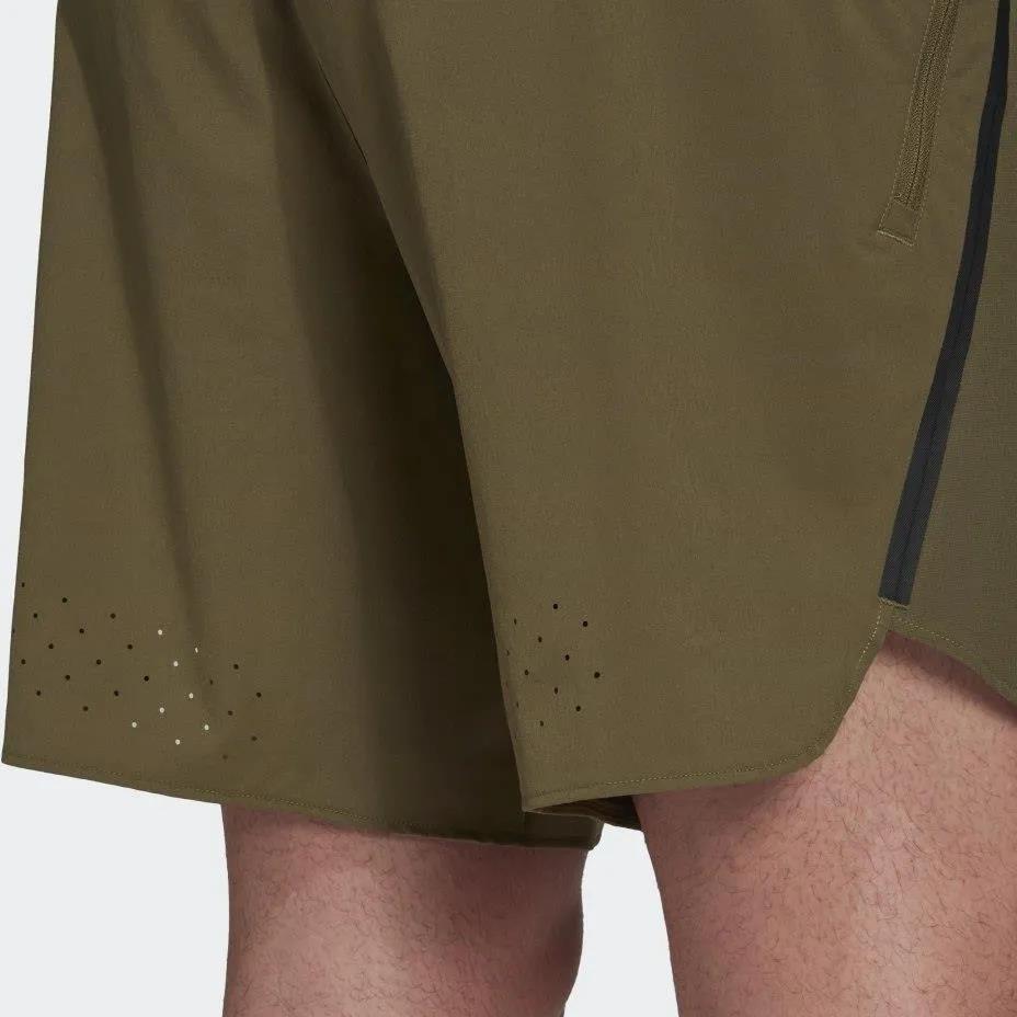 Adidas M D4T Und Sho Color Block Breathable Comfortable Three-Quarter Shorts Men Shorts Green HE5431