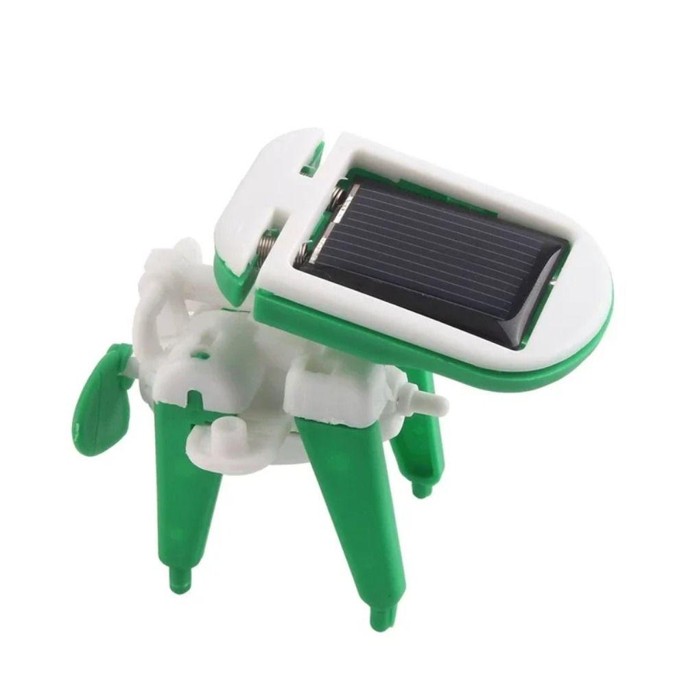 6-In-1 Solar Power Robot Renewable Energy Science Toy Solar Panels Assembling Ship Fan  Lab DIY