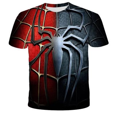 Superhero Hulk T-shirt Boys' Clothing Children's T-shirt Spider Boy Children's Top T-shirt Summer Short Sleeved T-shirt