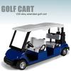Die-cast Golf Cart Toy 0.0555555555555556 Scale Alloy Golf Cart Model