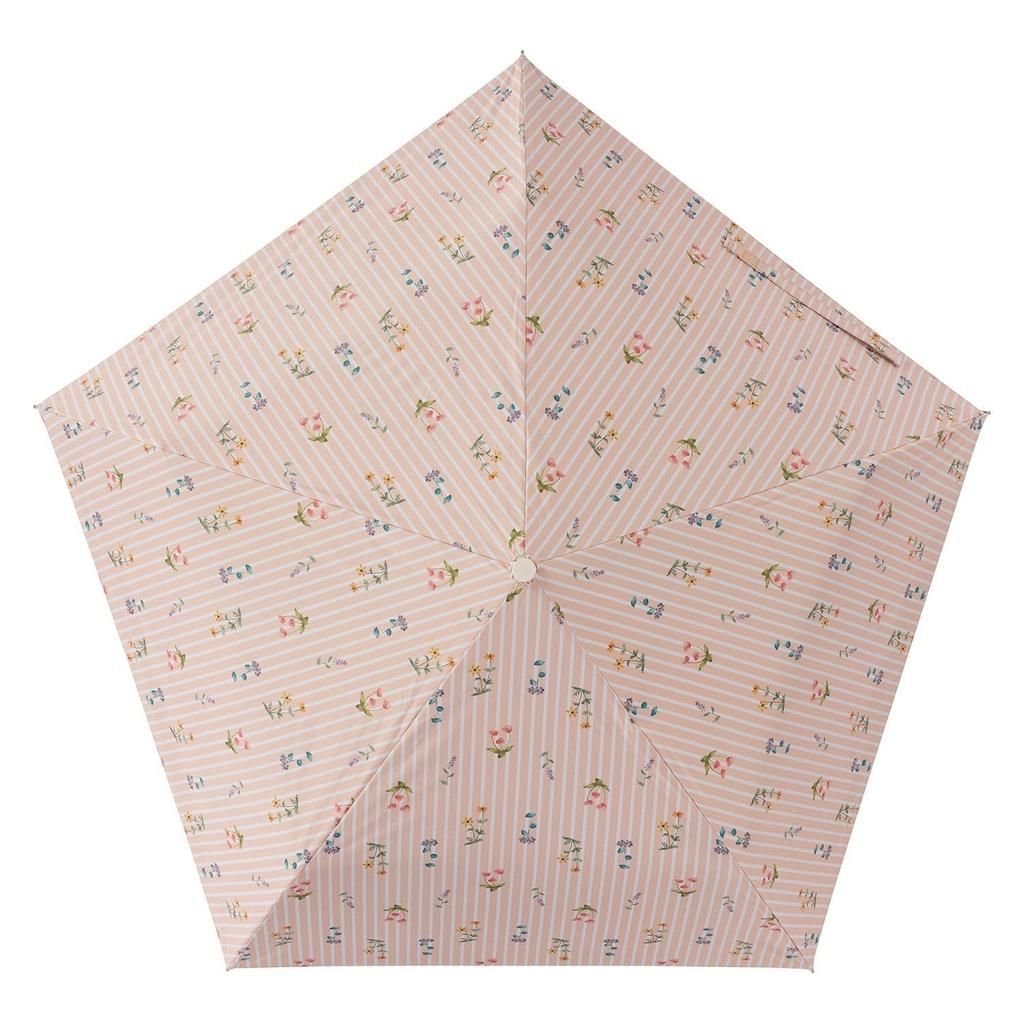 Moonbat Long Sun and Rain Light Heat UV Automatic Pale Orange [Esta] Women's Parasol, Protection, Blocking, Blocking, Protection, Open/Close, Bloom,
