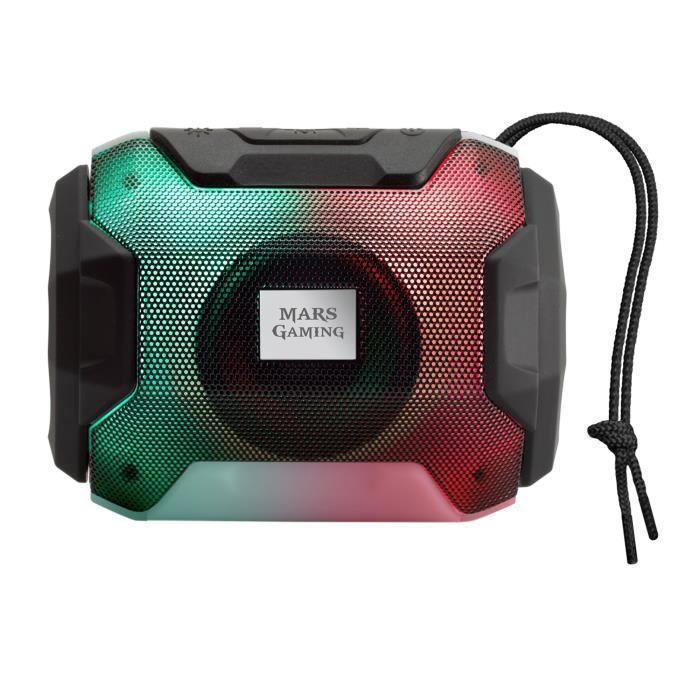 Haut-Parleur Bluetooth Portable - Mars Gaming - MSBAX - 10W - RGB - Autonomie 8h