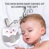 Cartoon Owl Shape Musical Pacifier Newborn Sleeping Bed Hanging Player Children's Soothing Toys Three-speed Timing Mode