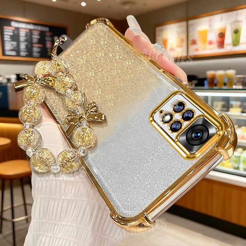 Note11s Hvězdná šňůrka Pokovený Třpytivý Nárazuvzdorný Silikonový Kryt Na Pro Xiaomi Redmi Note 11 Pro 11pro 4g 5g 11s Zadní Kryt Note11