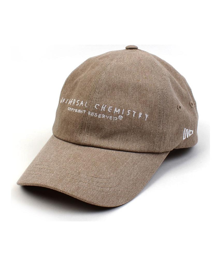 Yunibeosyeolkemiseuteuli Washing Beige Logo Low Ballcap