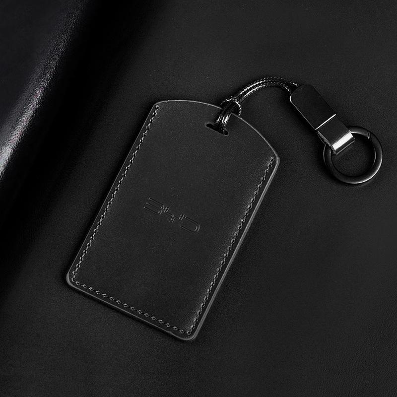 NFC Автомобильная пряжка Qin Кожаный держатель для карт и ключница для моделей BYD (EV, Тан, Сун, Печать, и, Сун L Плюс, Хань) Standard