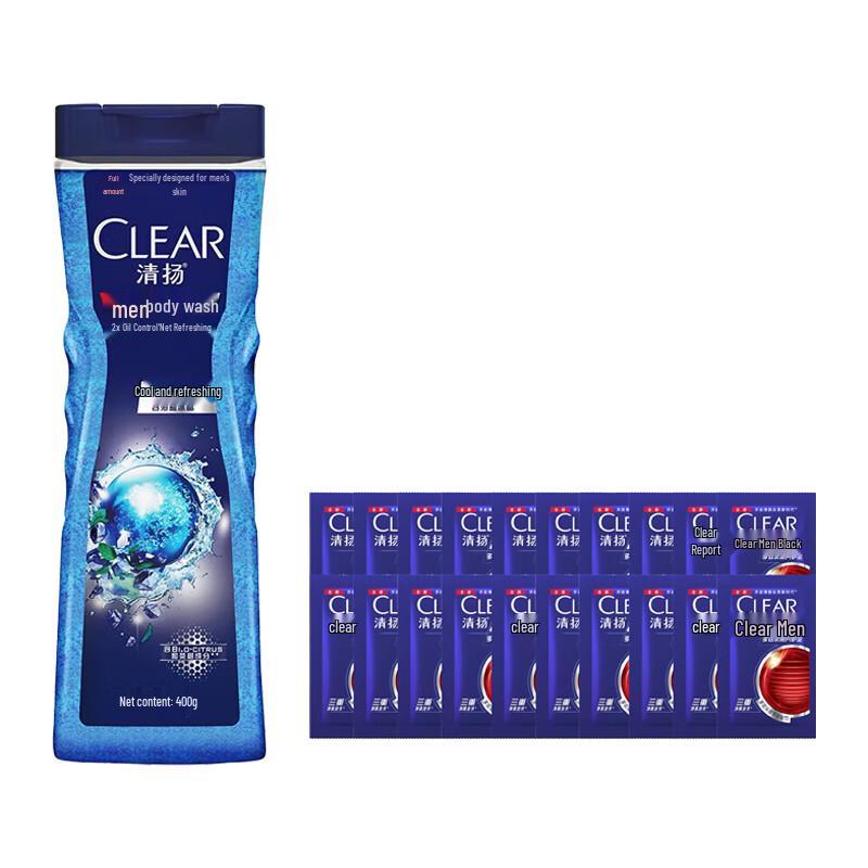 

Набор геля для душа и шампуня против перхоти Clear Men Ice Cool