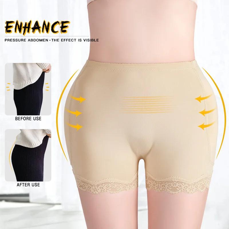 Padded Butt Lifter Corrective Underwear Butt Enhancer Body Shaper Modeling Strap Fake Hip Shapwear Underwear Push Up Panties