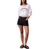 Calvin Klein Letter Round Neck Pullover Long Sleeve Sweatshirt Women sweatshirt 47F818G-YAF