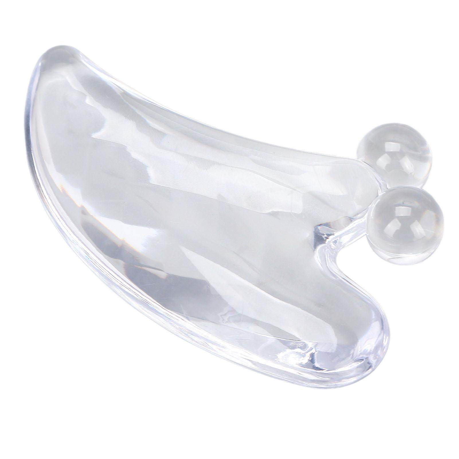 Guasha Board Portable Transparent Scraping Massage Tool for SPA Acupuncture Trigger Point Treatment