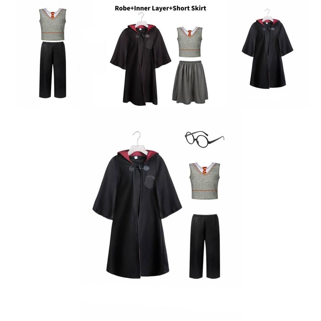Harry Potter Cosplay Dress For Children Soft Polyester Material Perfect For Performance And Parties