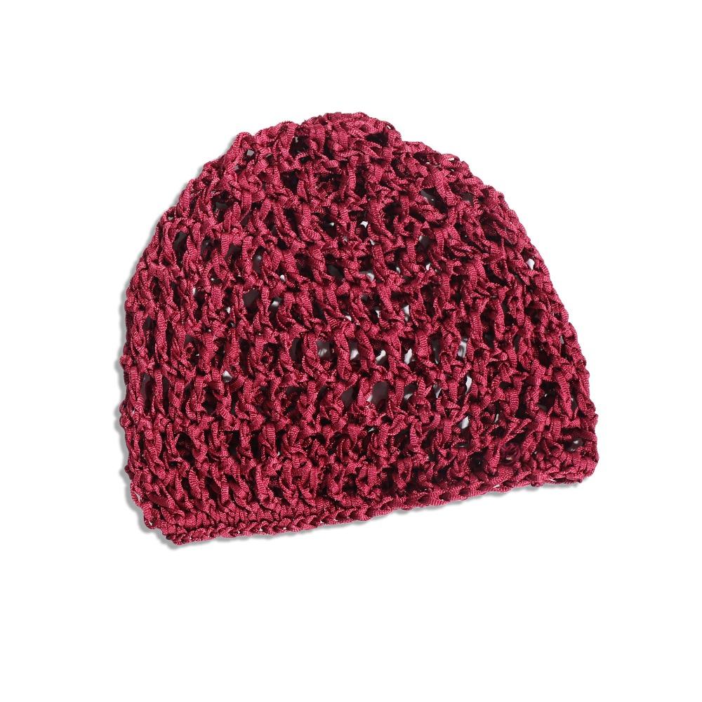 Simple Breathable Hair Net Cap Comfortable Crochet Cap Wig Caps Hollowout Mesh Hijab Caps Prayer