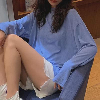 2022 Summer Women's Long-Sleeve Sun Protection T-Shirt, Loose Korean College Style