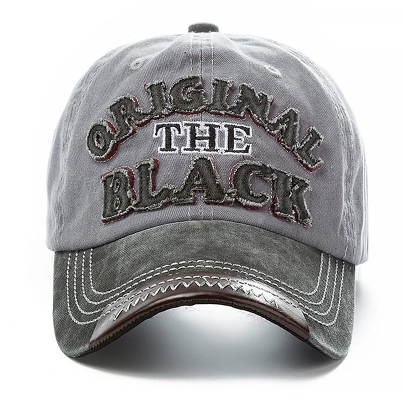 Unisex Vintage Baseball Cap Cotton Hats For Men Women Black Letter Embroidery Cap Outdoor Sports Cap Dropshipping