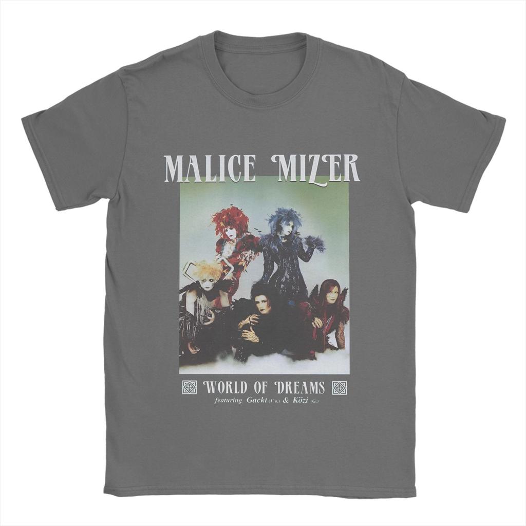Malice Mizer Men T Shirt Japanese Rock Band Crazy Tees Short Sleeve O Neck T-Shirt 100% Cotton Gift Idea Clothing