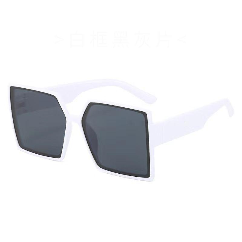 

Квадратные солнцезащитные очки, женские солнцезащитные очки большого размера, женские высококачественные женские велосипедные очки для путешествий, большие очки в оправе белый