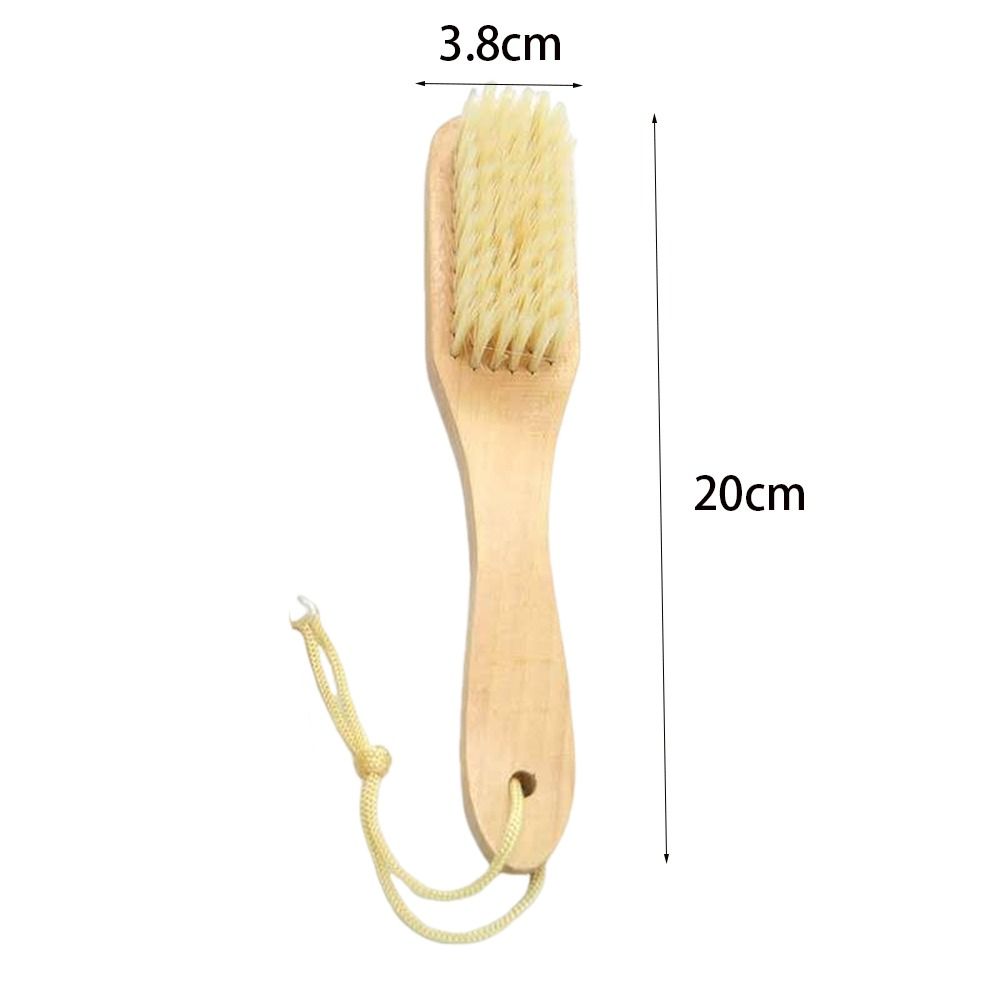 Comfortable Handle Cleaning Brush Bristle Hat Brush Durable Soft Brush for Kitchen Bathroom