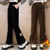Girls' Flared Trousers - Autumn/Winter 2025, Stylish and Versatile Fashion for Big Kids, Korean Style Long Pants