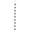 Catena per la pioggia in metallo Fiori vintage Raccoglitori di pioggia per grondaie esterne Grondaie Drenaggio sottotetti Resistente alla ruggine Decorazioni da giardino