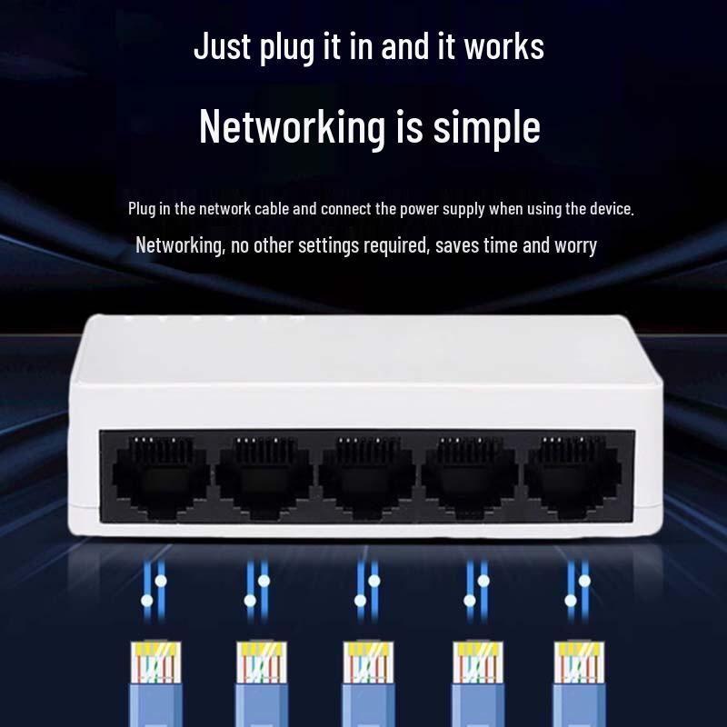 HIKVISION 5-Port 100Mbps Unmanaged Ethernet Switch CN plug (adapter included)