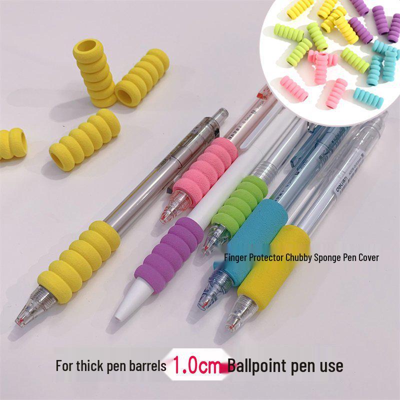 Sponge Grip Cover - Macaron Color Pencil Pen Holder for Students