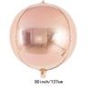 Rose Gold Foil Balloons 50/60 Inches Metallic Balloons Aluminum Film Balloons  New Year Accessories