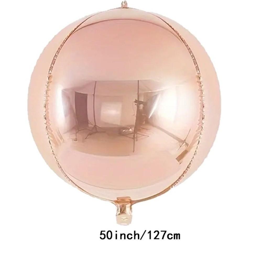 Rose Gold Foil Balloons 50/60 Inches Metallic Balloons Aluminum Film Balloons  New Year Accessories