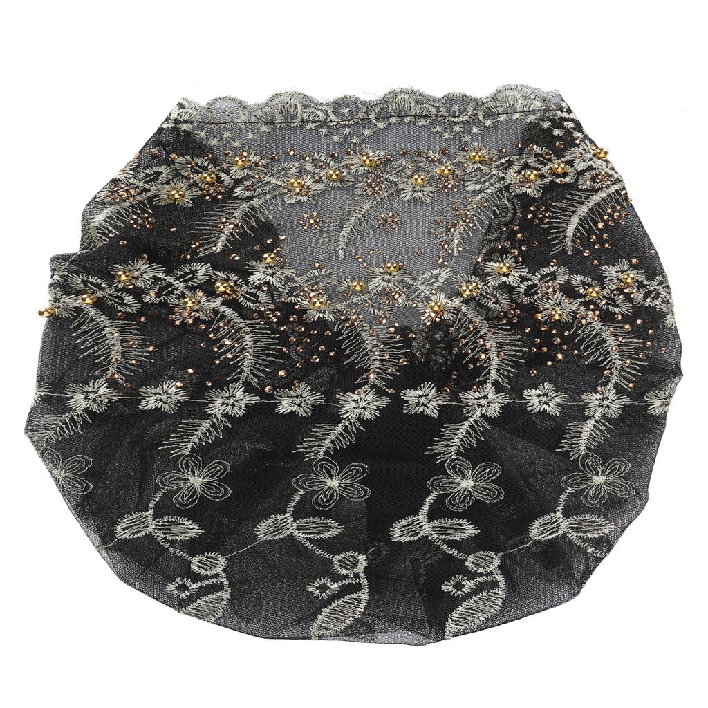 Turban Head Wraps Stylish Elegant Embroidered European Retro Hat for Women