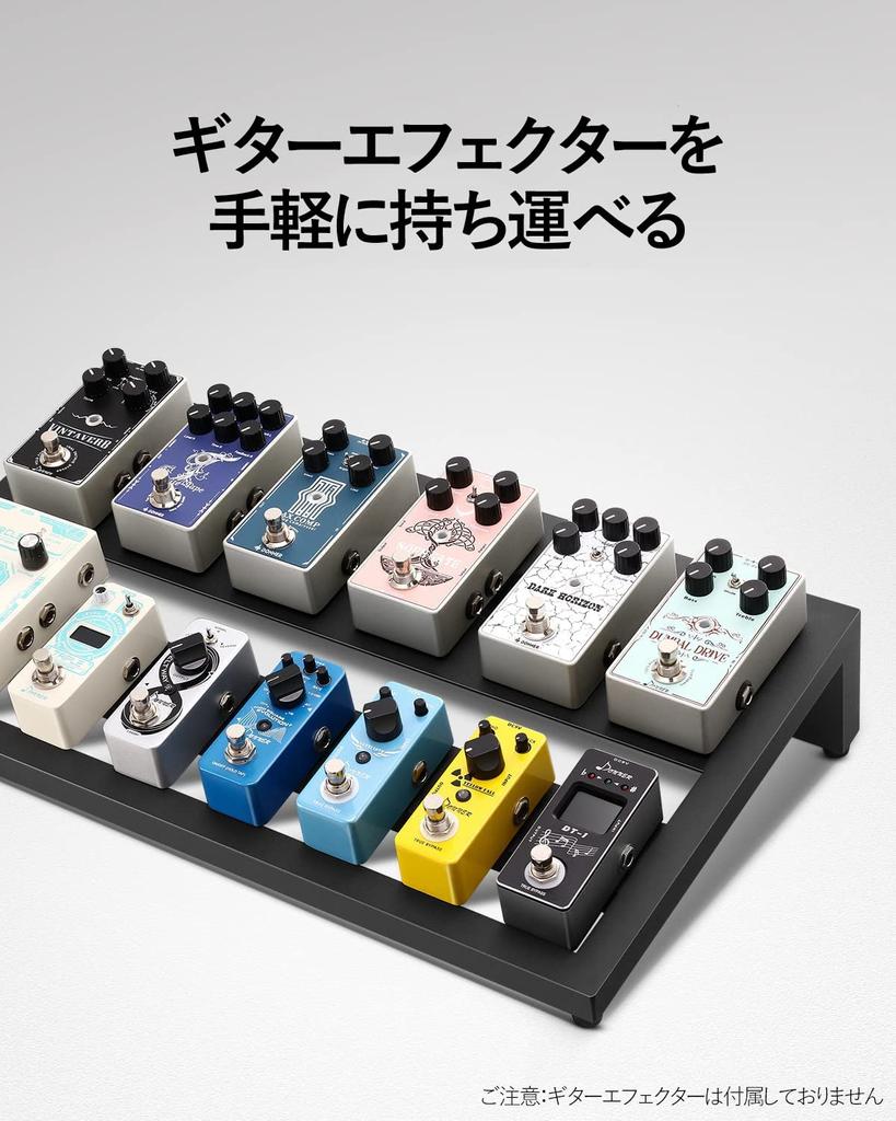 Donner Pedal Board Guitar Effector Case Lightweight with Bag Velcro & (500x290MM)