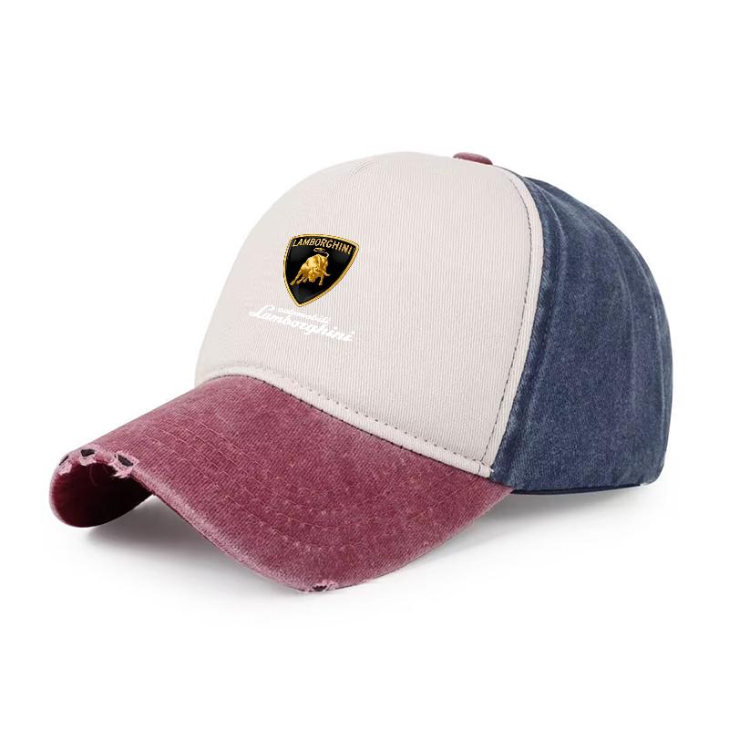 Car Headrest for Lamborghini Baseball Caps Four Seasons Adjustable Sun Hat Outdoor Sport Fishing Hiking Adult Print Casual HH68