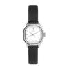 Awesome Buart Women's Leather Watch - Black Silver LL2G26502ISR
