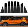 8Pcs Pillar Posts Door Window Trim Cover for Nissan Rogue 2014 2015 2016 2017 2018 2019 2020 Piano Black