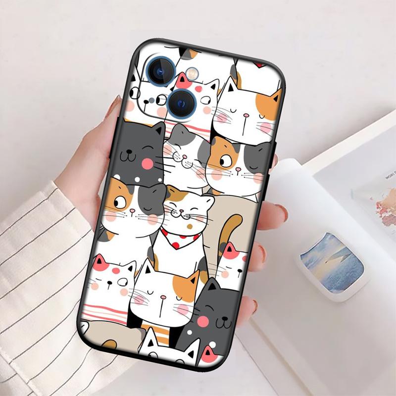 

Cute Cat Cartoon Case for Motorola Moto Edge 60 60s 70 G86 G56 G54 E14 G04S G45 G54 G64 S30 S50 X30 X40 X50 Ultra Pro Power Motorola Edge 60 Fusion