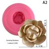 3D Flower Silicone Mold Cake Fondant Candle Clay Cupcake Jelly Candy Chocolate Decoration Durable Baking Mould