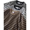 American-Style Striped Short-Sleeve T-Shirt for Men, Summer 2024 New Trendy Brand Base Shirt, Export Casual Tee