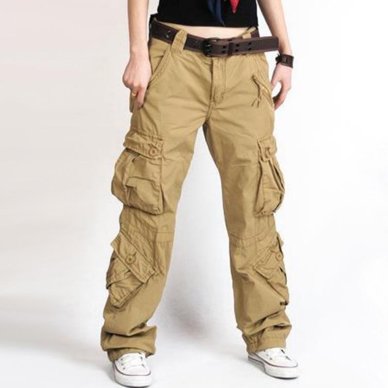 Pants Women's Tooling Multi-pocket Sports Pants Loose Tactical Pants Large Size Casual Trousers