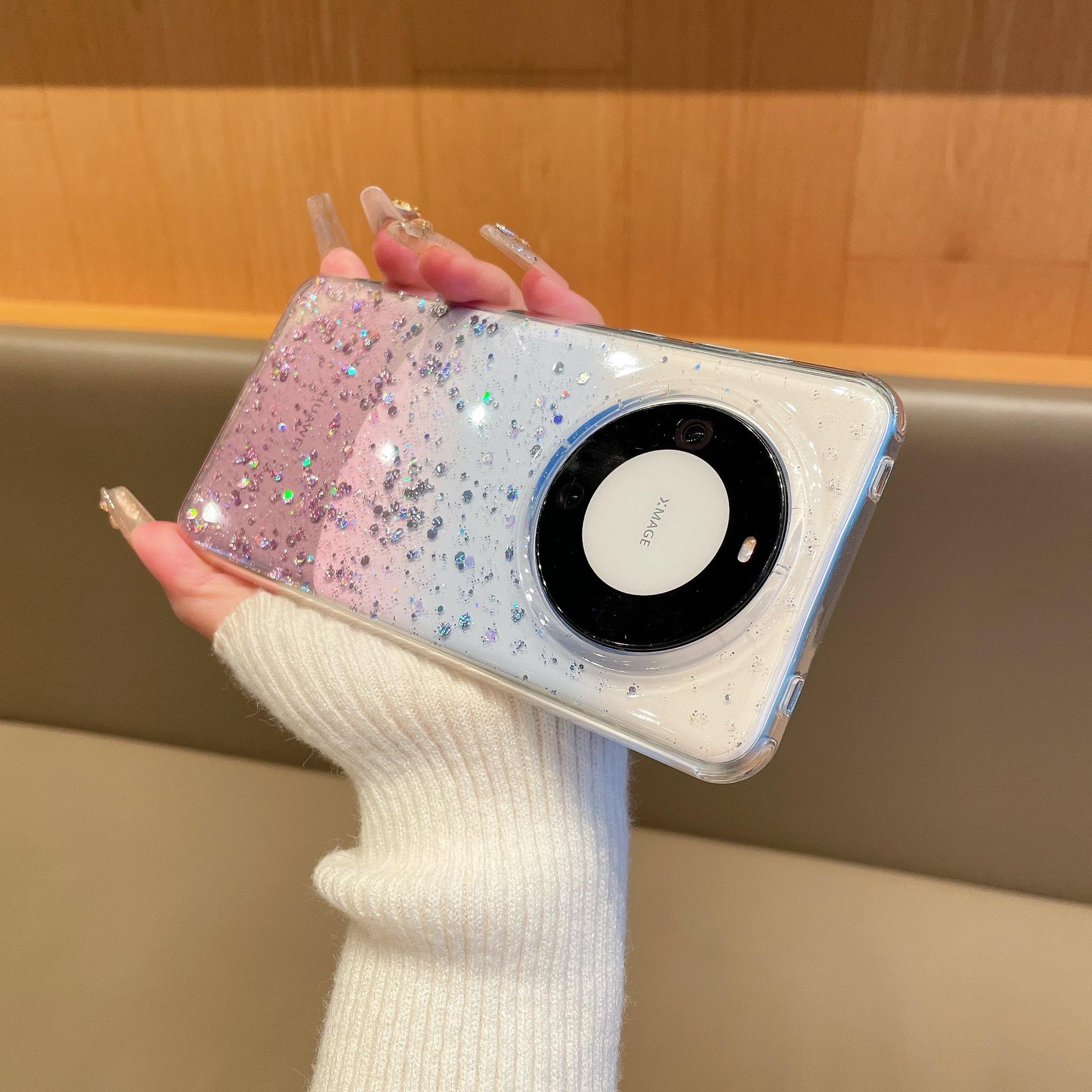

IMD Starlight Glitter Is Suitable for Huawei Mate60Pro Phone Cases, Electroplated Lens Rings, and Mate60 Anti-drop Protective Cases Huawei mate60