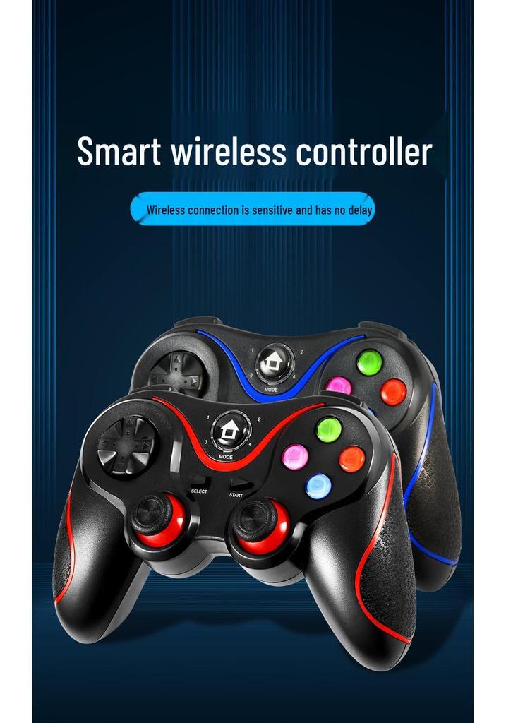 Wireless Mobile Game Controller - Compatible with iOS, Android, Switch, P3, P4 | V8 V13 X3 T3 Multi-Function Handle