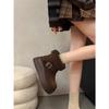 Fleece Thickened Retro Heightened Thick-soled Snow Boots Winter Non-slip Outer Wear Thermal Cotton Shoes