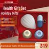 HEZHENG Inflatable Neck Pillow & Wellness Gift Set CN Plug (adapter Included)
