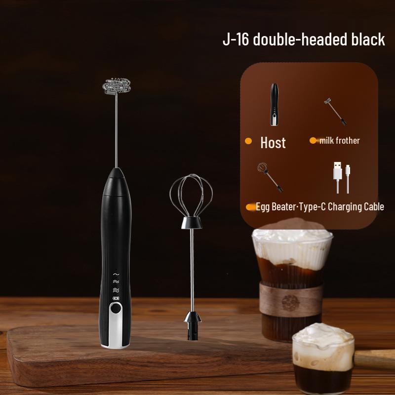 Portable Rechargeable Handheld Electric Milk Frother & Coffee Mixer