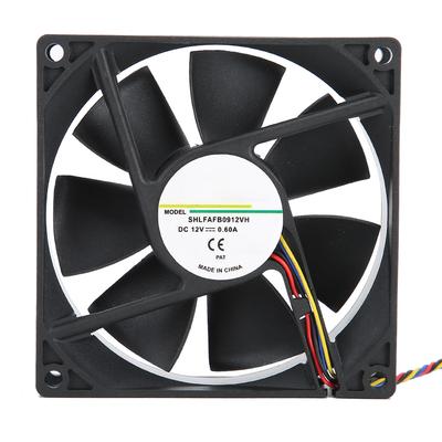 Chassis Cooler 12V 0.60A 9CM PWM Four Wire Speed Measurement Temperature Control for 4200RPM