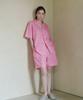 [CEID] Classic Eloise Short Sleeve Pajama Set Pink [Shipped from Korea] 100% Authentic