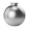 Tragbare Hundewasserball, 10 oz Edelstahl Haustier-Wasserflasche, Auslaufsichere Hundewasserflasche mit faltbarer Silikonschale für Outdoor-Spaziergänge, Reisen,
