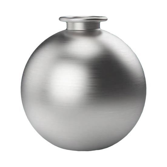 Tragbare Hundewasserball, 10 oz Edelstahl Haustier-Wasserflasche, Auslaufsichere Hundewasserflasche mit faltbarer Silikonschale für Outdoor-Spaziergänge, Reisen,