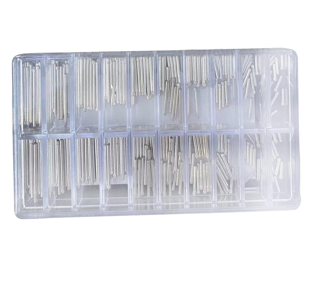 300Pcs Thick Steel Spring Bar Link Pin Watch Band Bracelet Link Pin Watchmaker Tool 1.3/1.4mm
